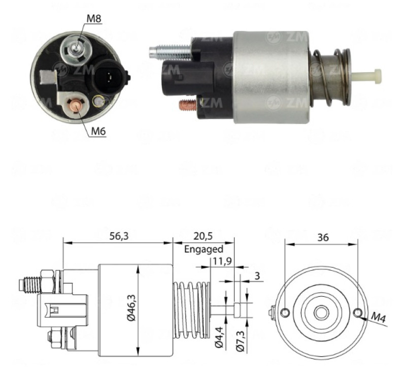 AUT 261 AGILE / MONTANA / COBALT / ONIX - Motor de Partida | SPAR