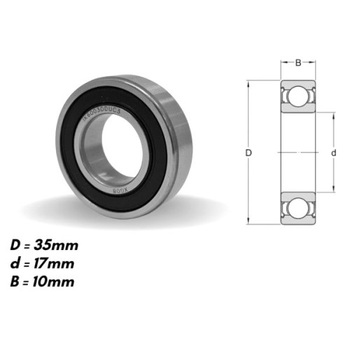 ROLAMENTO 6003 17X35X10