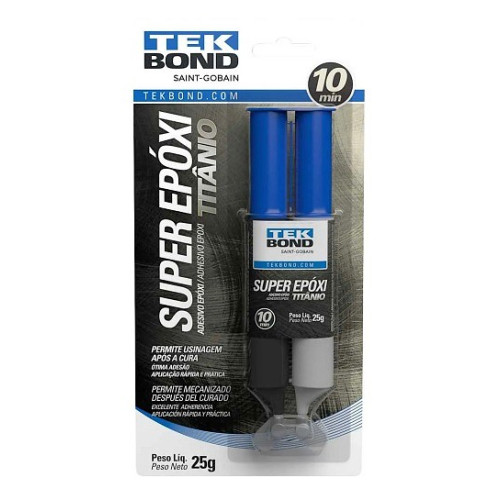 ADESIVO SUPER EPOXI TITANIO 25G BLISTER